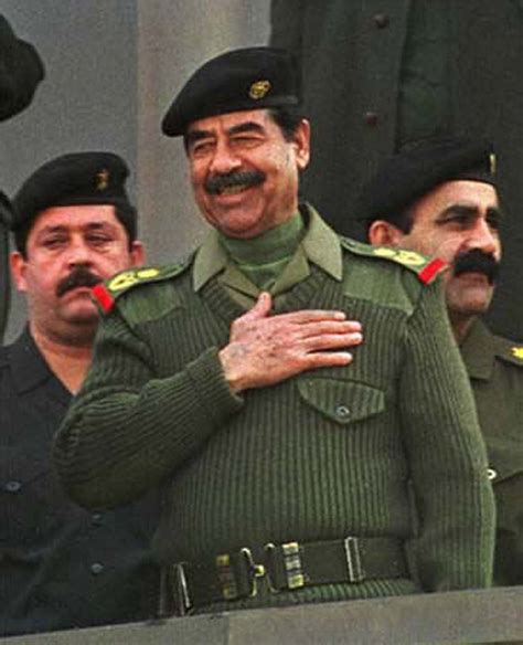 Saddam Hussein .